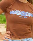 Cocoa Bloom Baby Tee