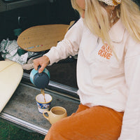 vintage jumper. 70s surfwear. organic cotton jumper.