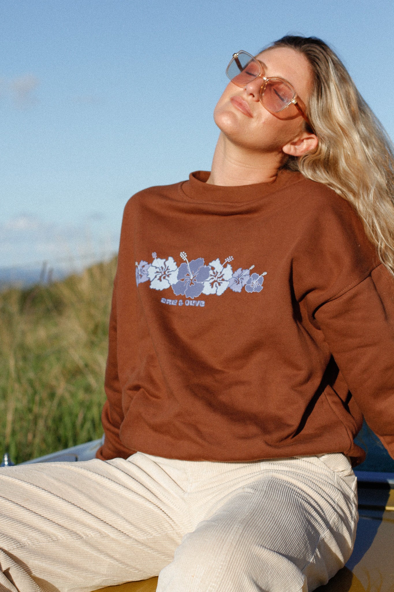 Cocoa Bloom Crew Neck Jumper