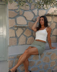 Cove Singlet - White