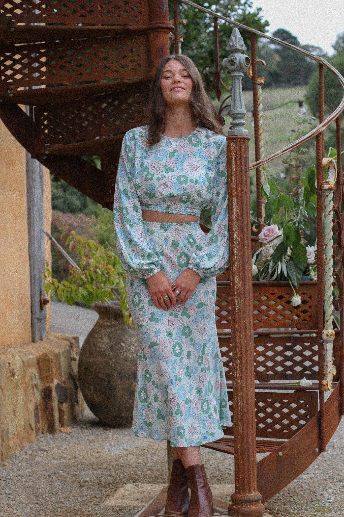 groovy 70&#39;s fashion. ethical australian fashion label. Arlo and Olive with their new golden mornings collection.