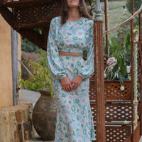 groovy 70's fashion. ethical australian fashion label. Arlo and Olive with their new golden mornings collection.