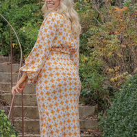 groovy cocktail outfit. 70's inspired clothing brands australia. slip skirt.