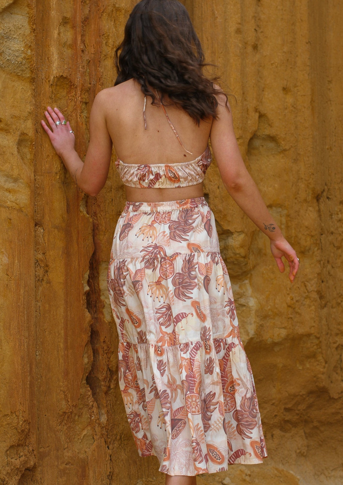 sustainable fashion labels australia. ethical skirts. summer maxi skirt.